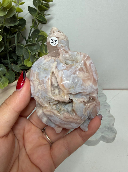 Discounted Flower Agate Turtle