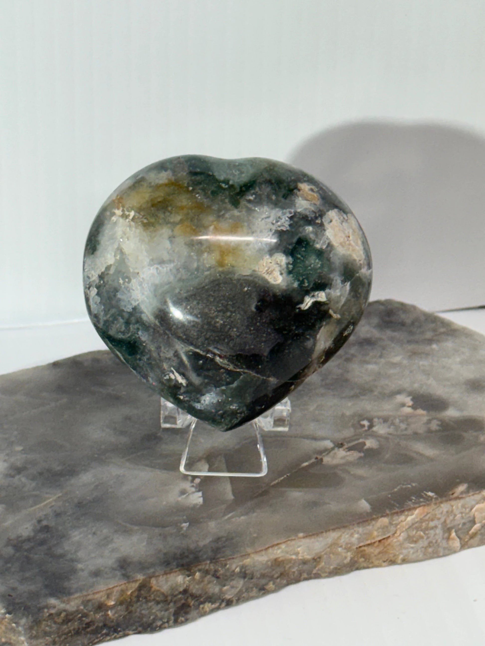 Ocean Jasper Heart by Heartstone Sanctuary