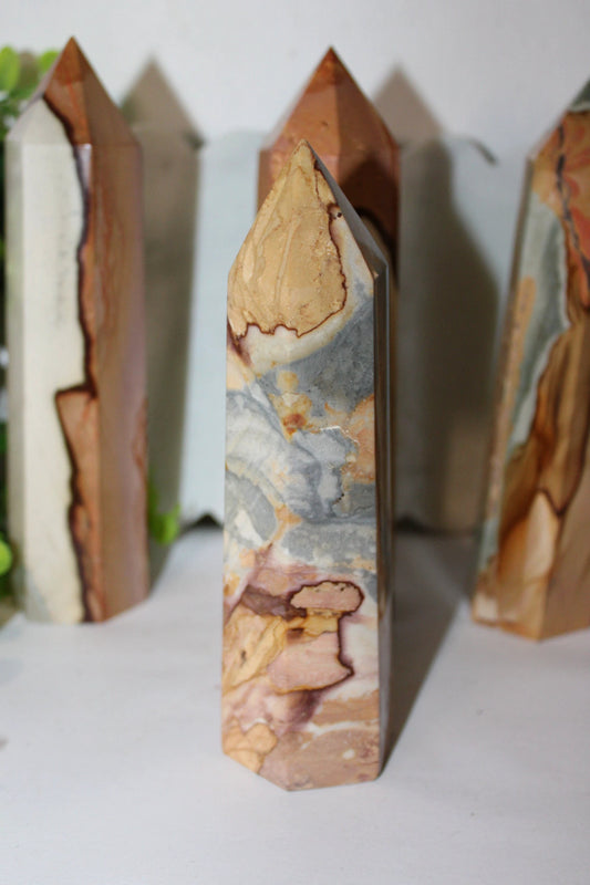 Polychrome Jasper Terminated Point by Heartstone Sanctuary