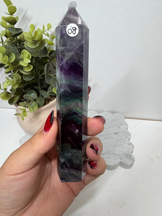 Rainbow Fluorite Tower