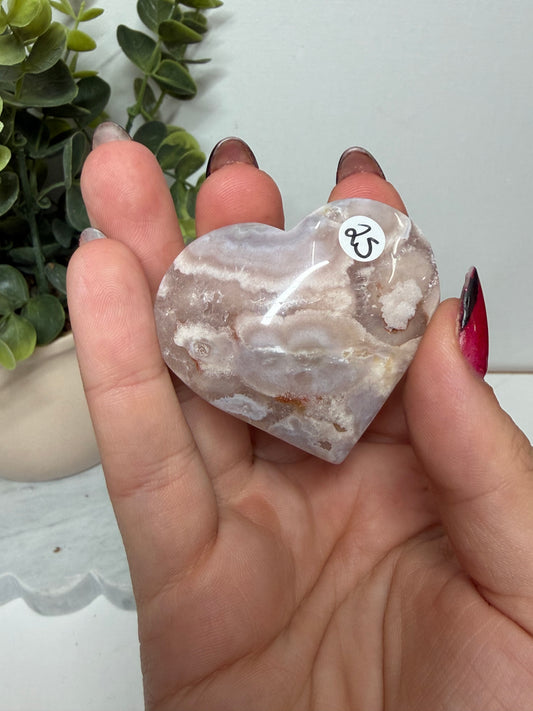 Pink Amethyst Druzy Heart