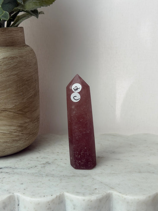 Strawberry Quartz Point