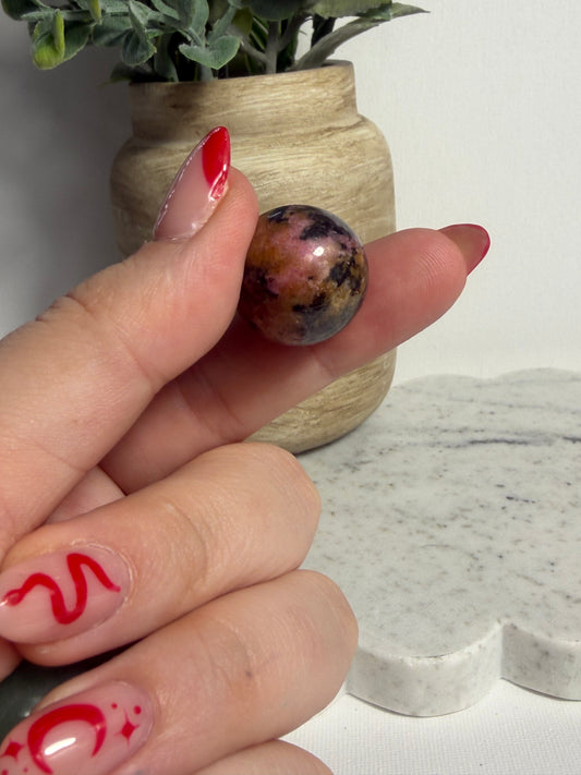 Rhodonite Sphere