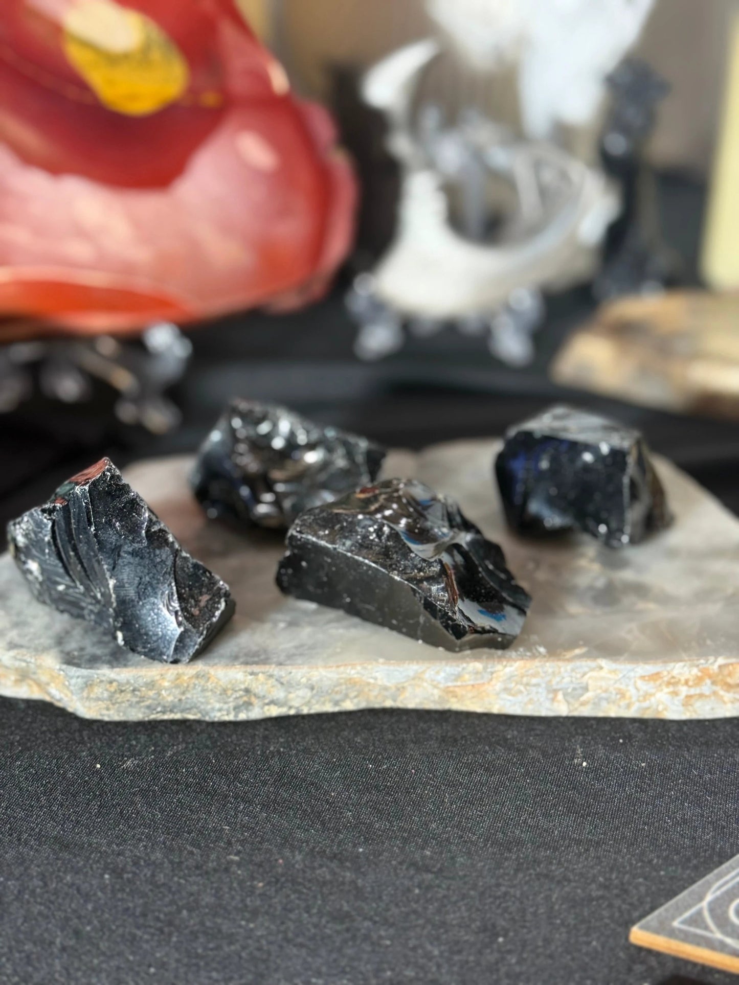 Black Obsidian Chunk - 5 by Heartstone Sanctuary