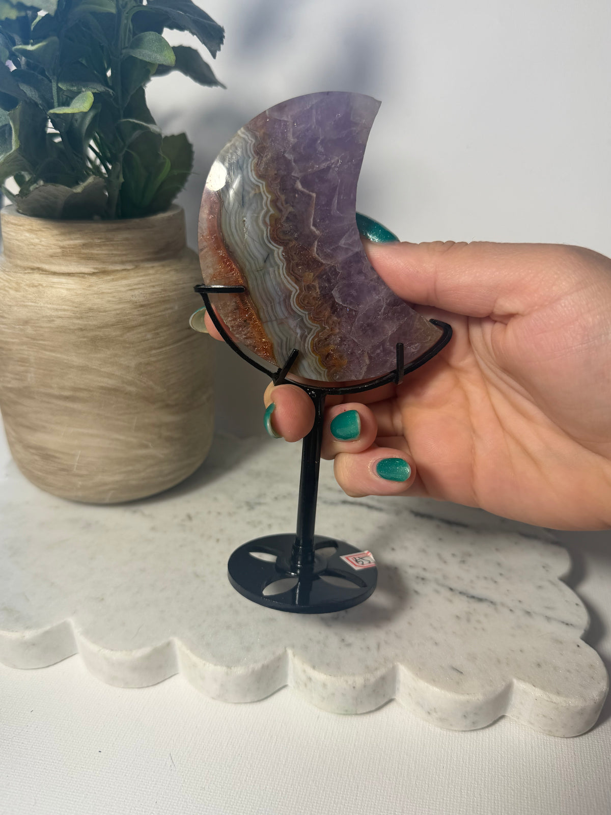 Amethyst Agate Moon