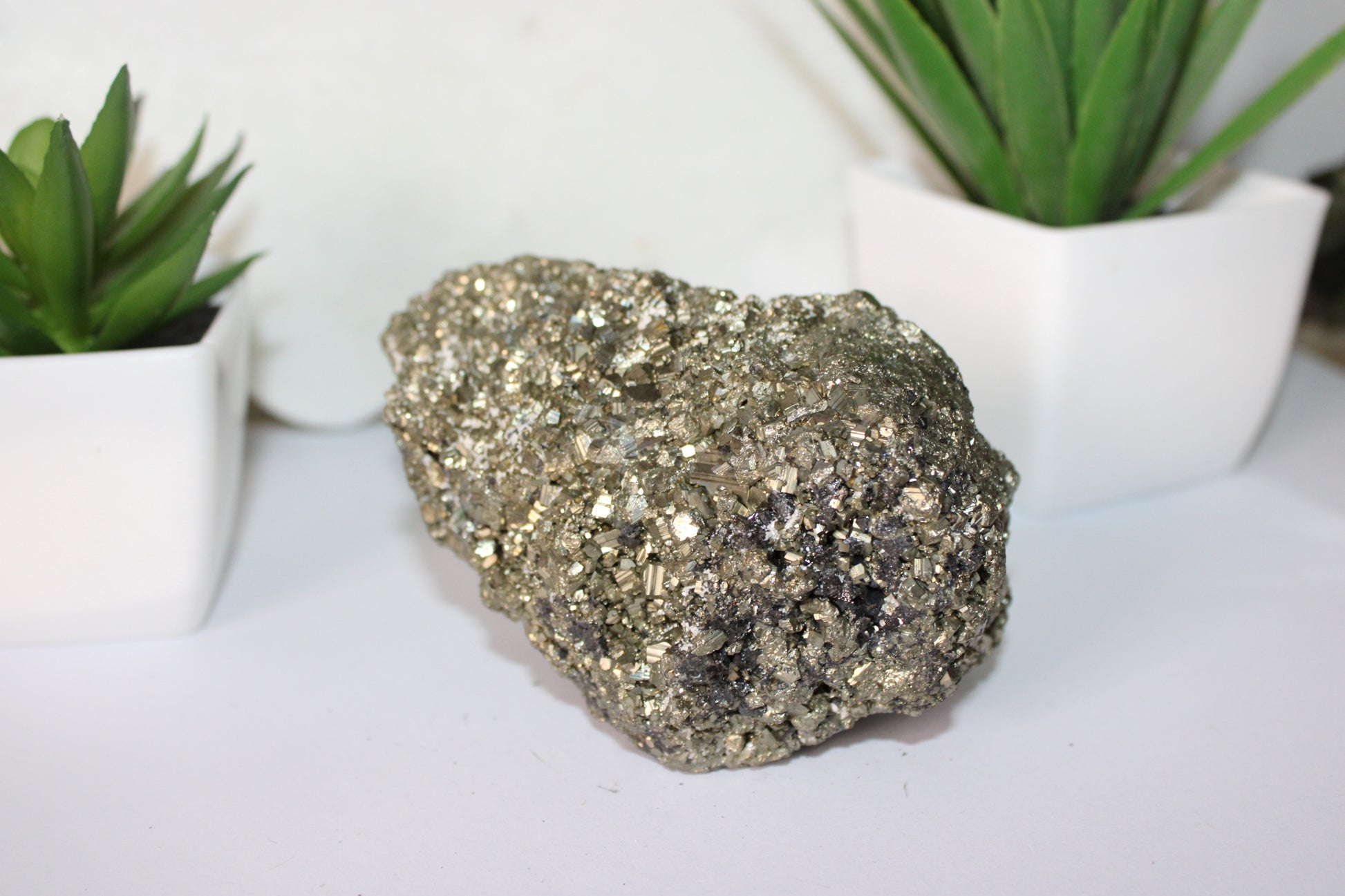 Raw Pyrite Chunk | Abundance & Protection Crystal by Heartstone Sanctuary