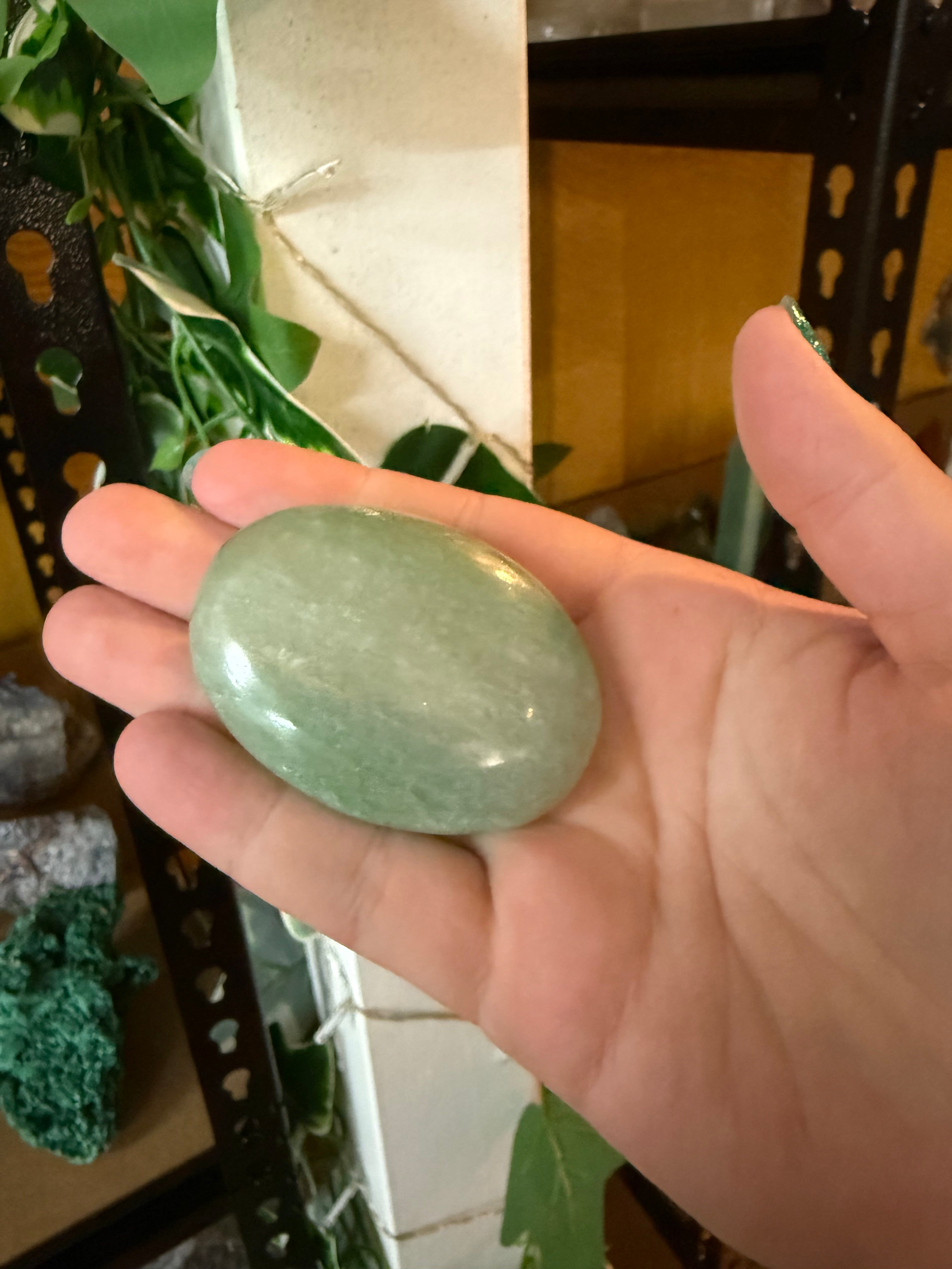 Aventurine Palm Stone