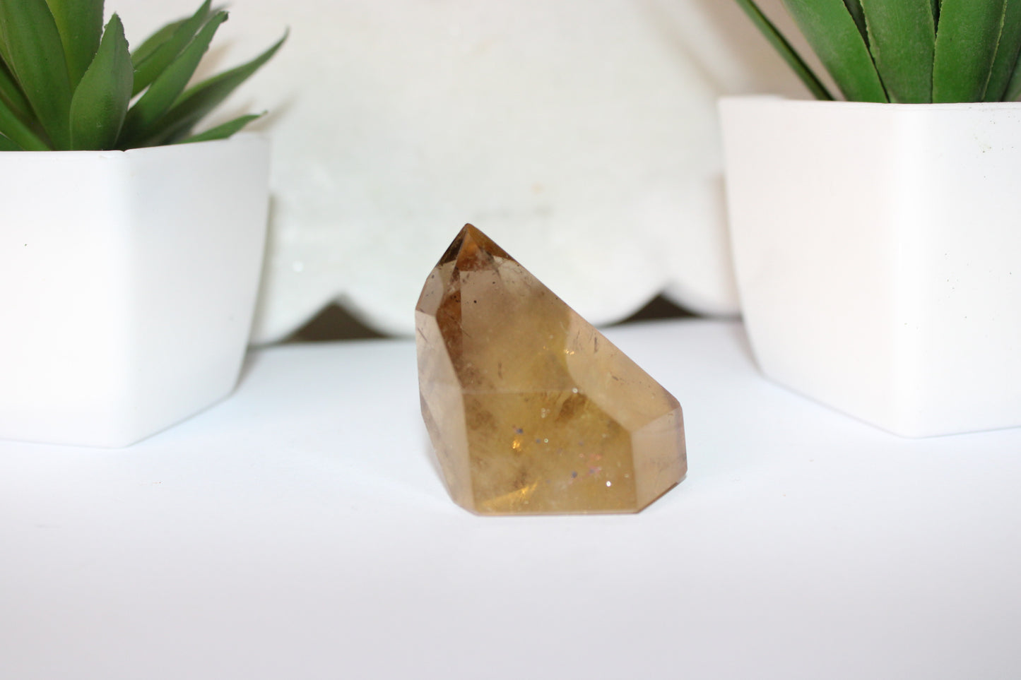 Included Quartz Crystal - citrine | Manifestation & Clarity Stone – Heartstone Sanctuary by Heartstone Sanctuary