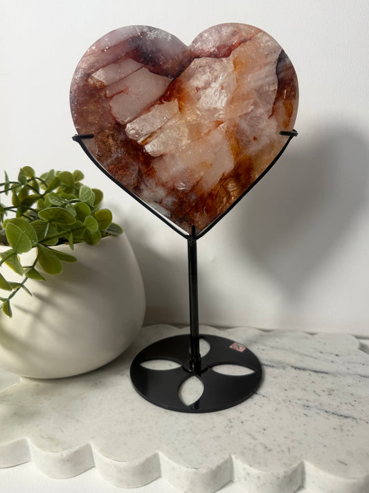Fire Quartz Heart