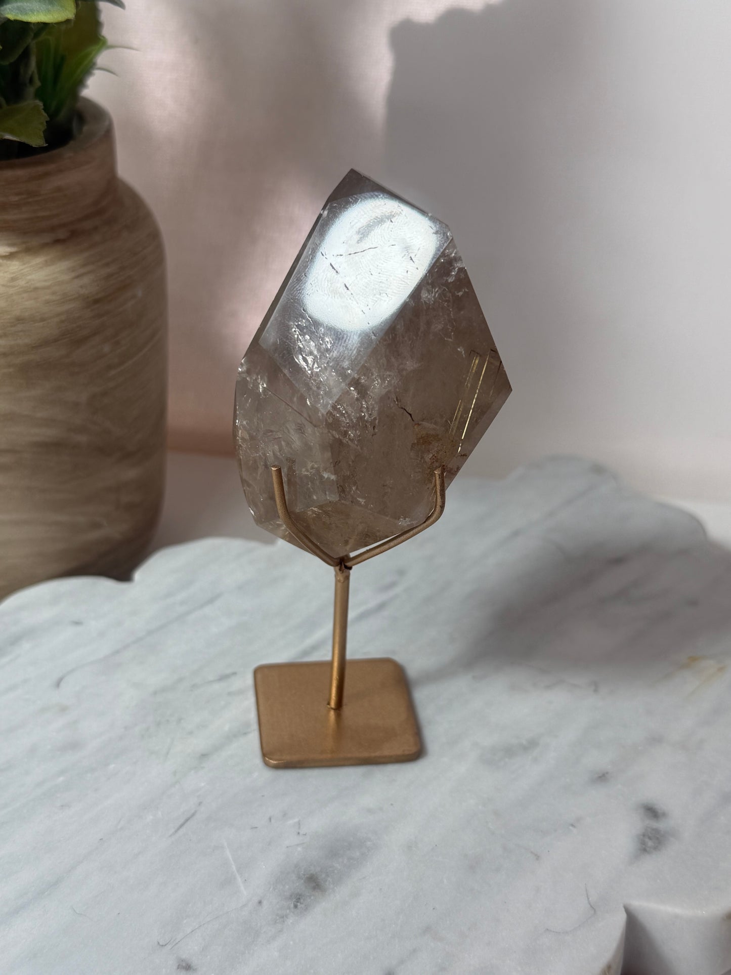 Smokey Rutile on Quartz
