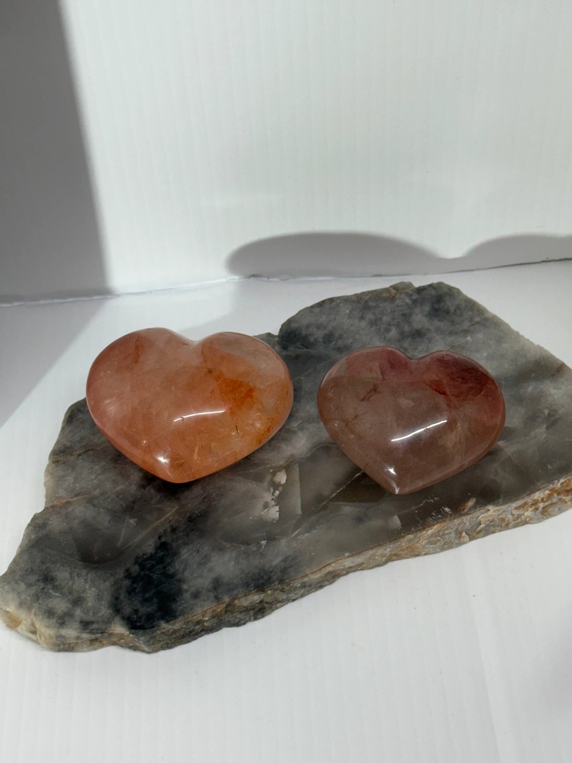 Fire Quartz Heart by Heartstone Sanctuary