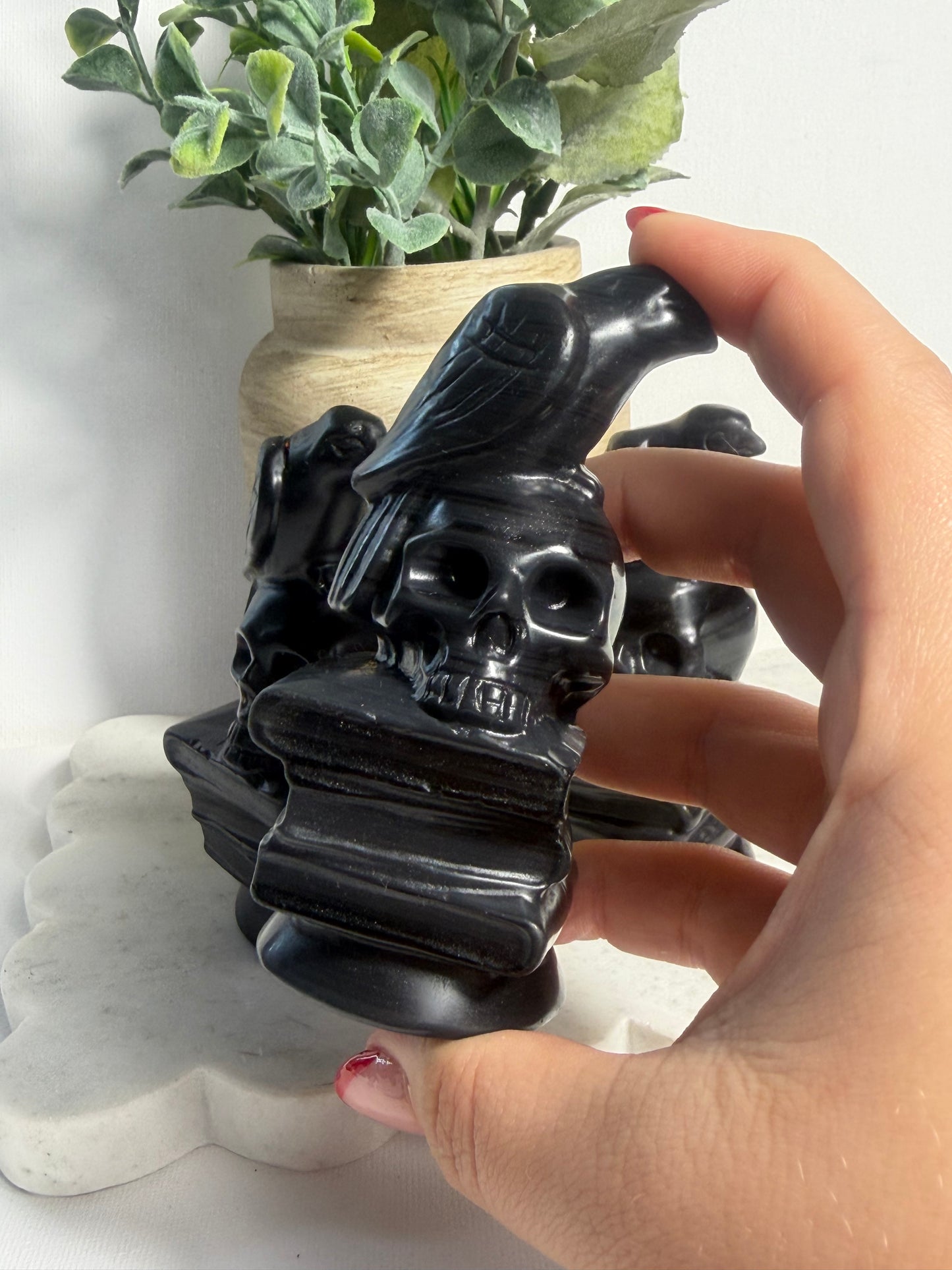 Raven w/ Skill Black Obsidian