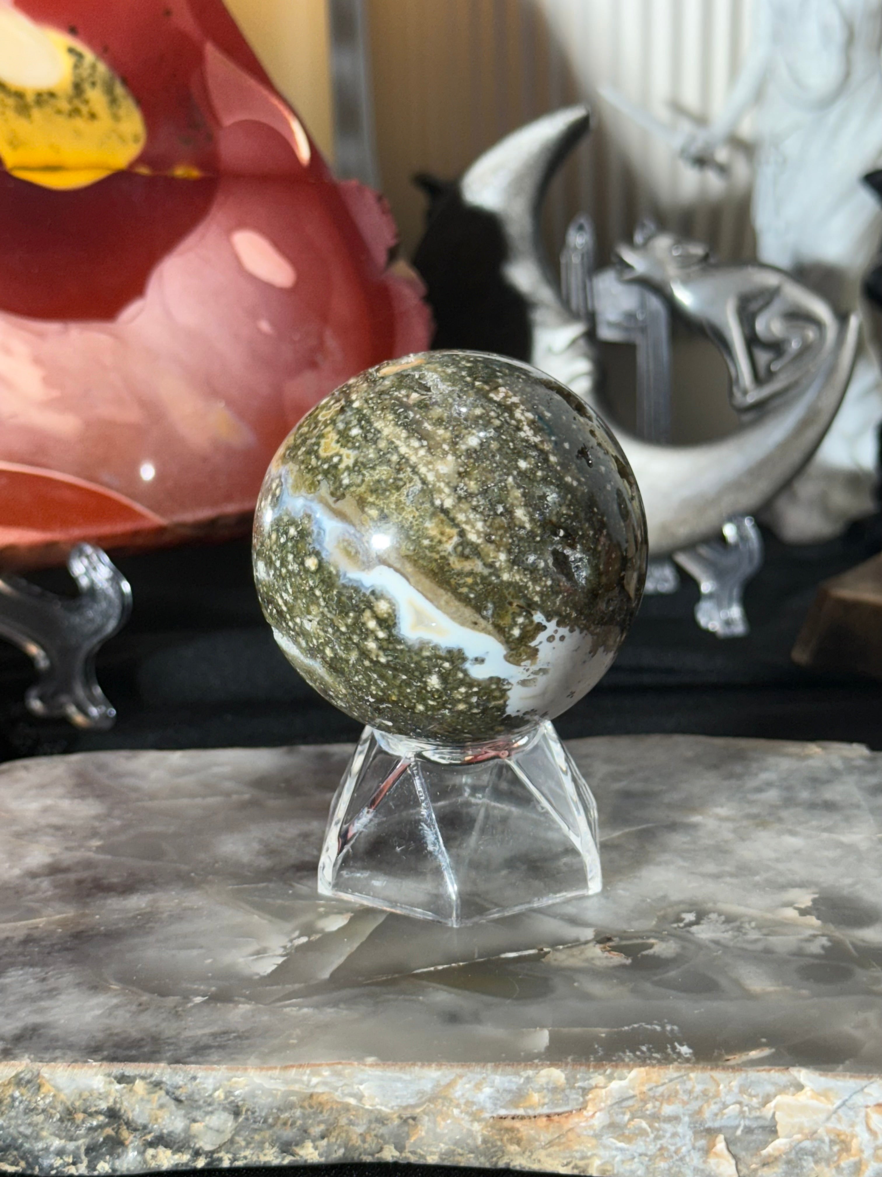 Ocean Jasper Sphere - 36B