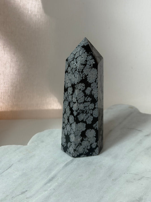 Snowflake Obsodian Tower