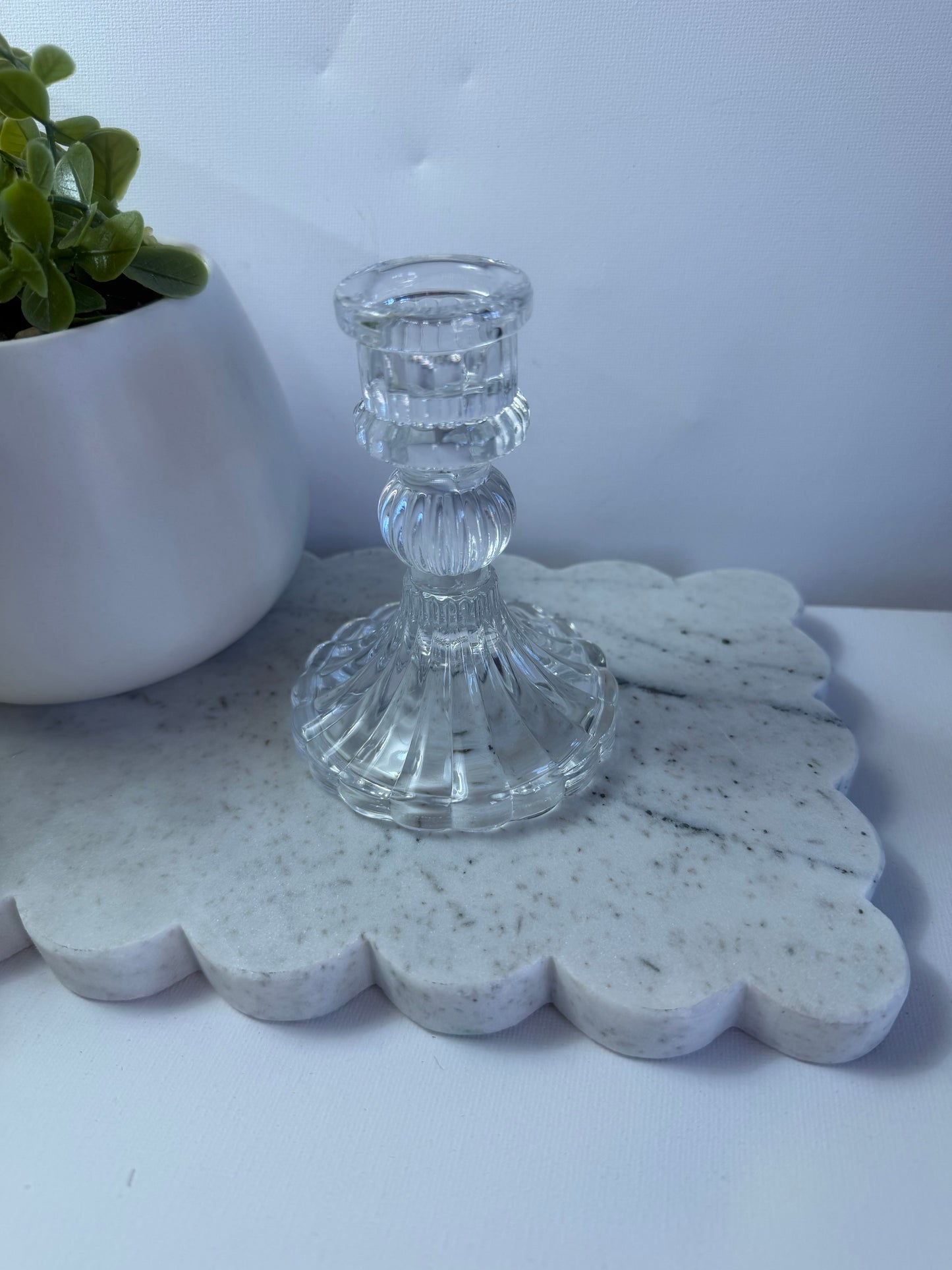 Glass Candle Sphere Stand