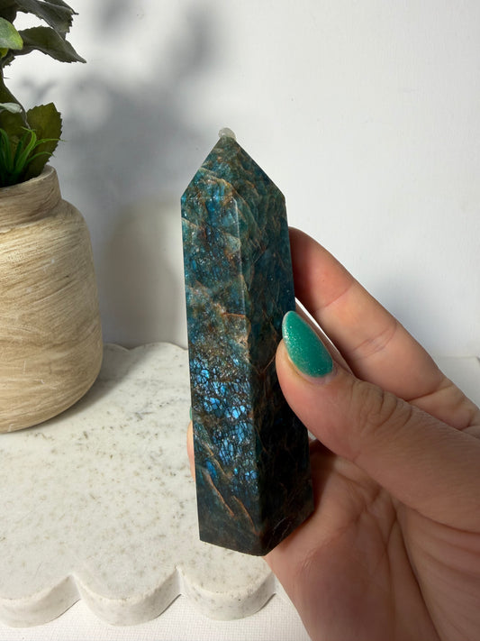 Blue Apatite Tower