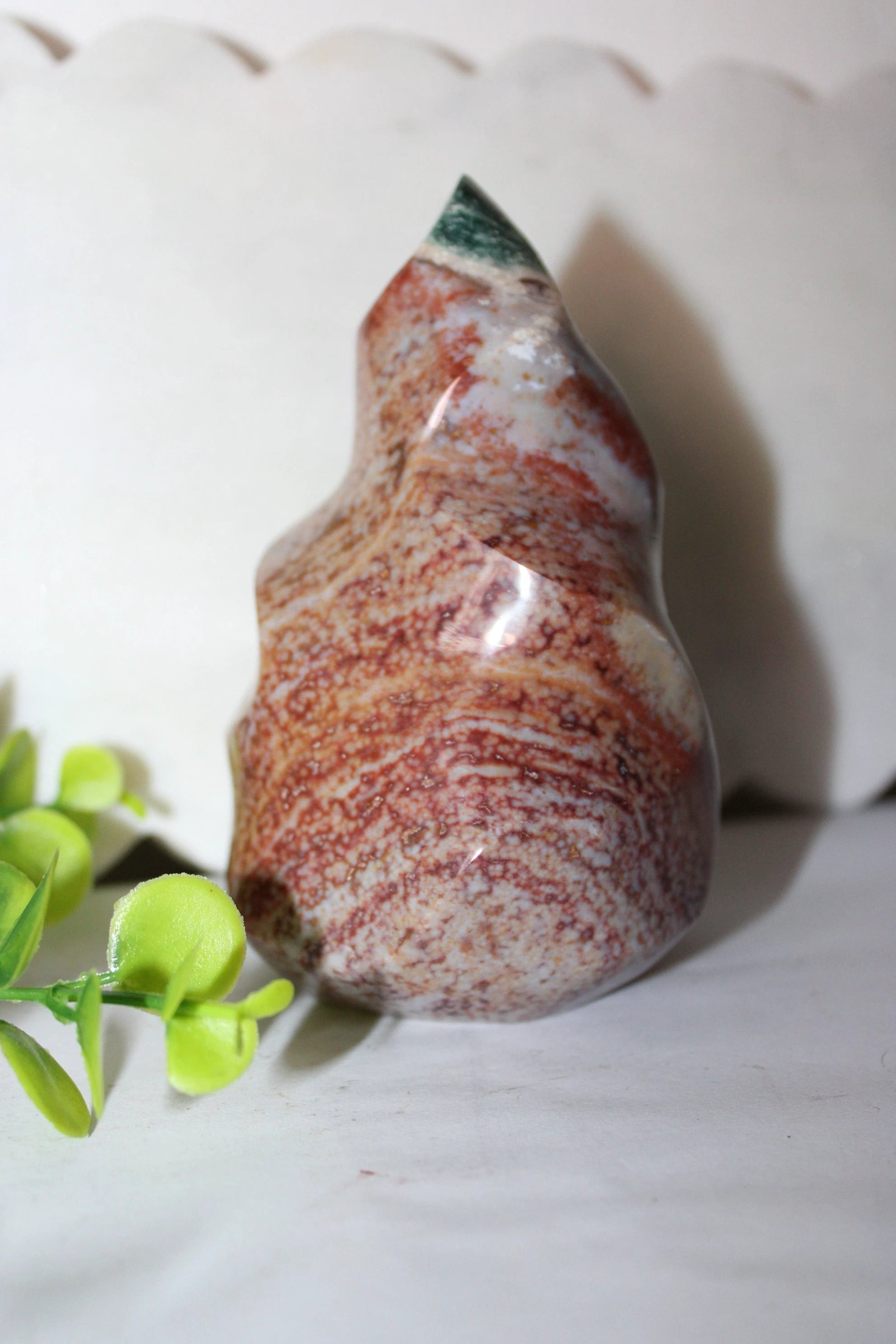 Ocean Jasper Flame by Heartstone Sanctuary