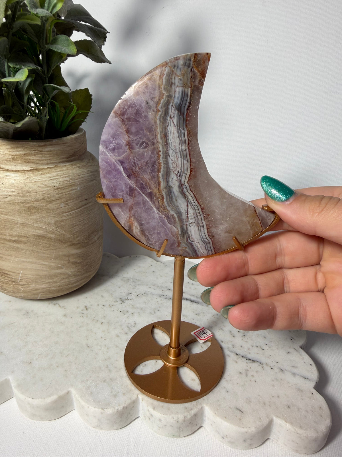 Amethyst Agate Moon