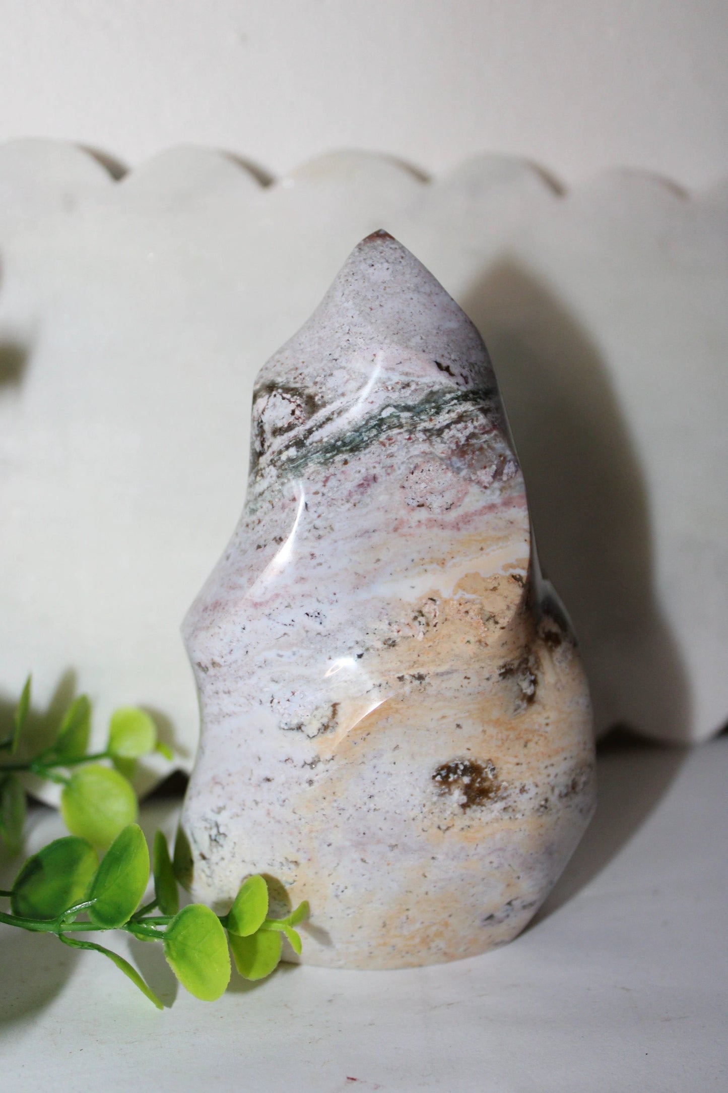 Ocean Jasper Flame by Heartstone Sanctuary