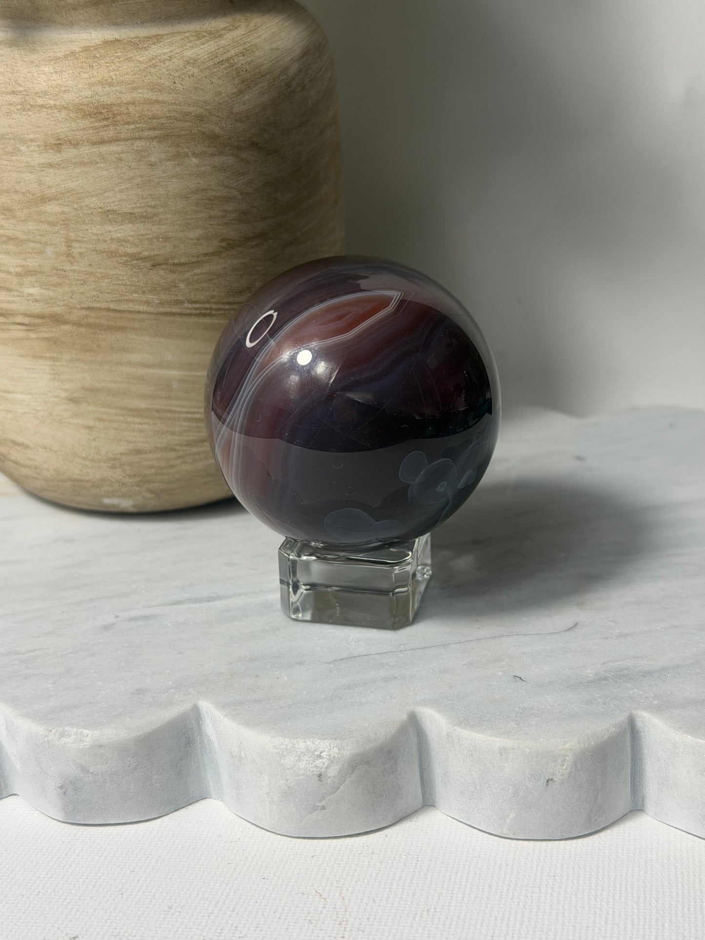 Mozambican Agate Sphere