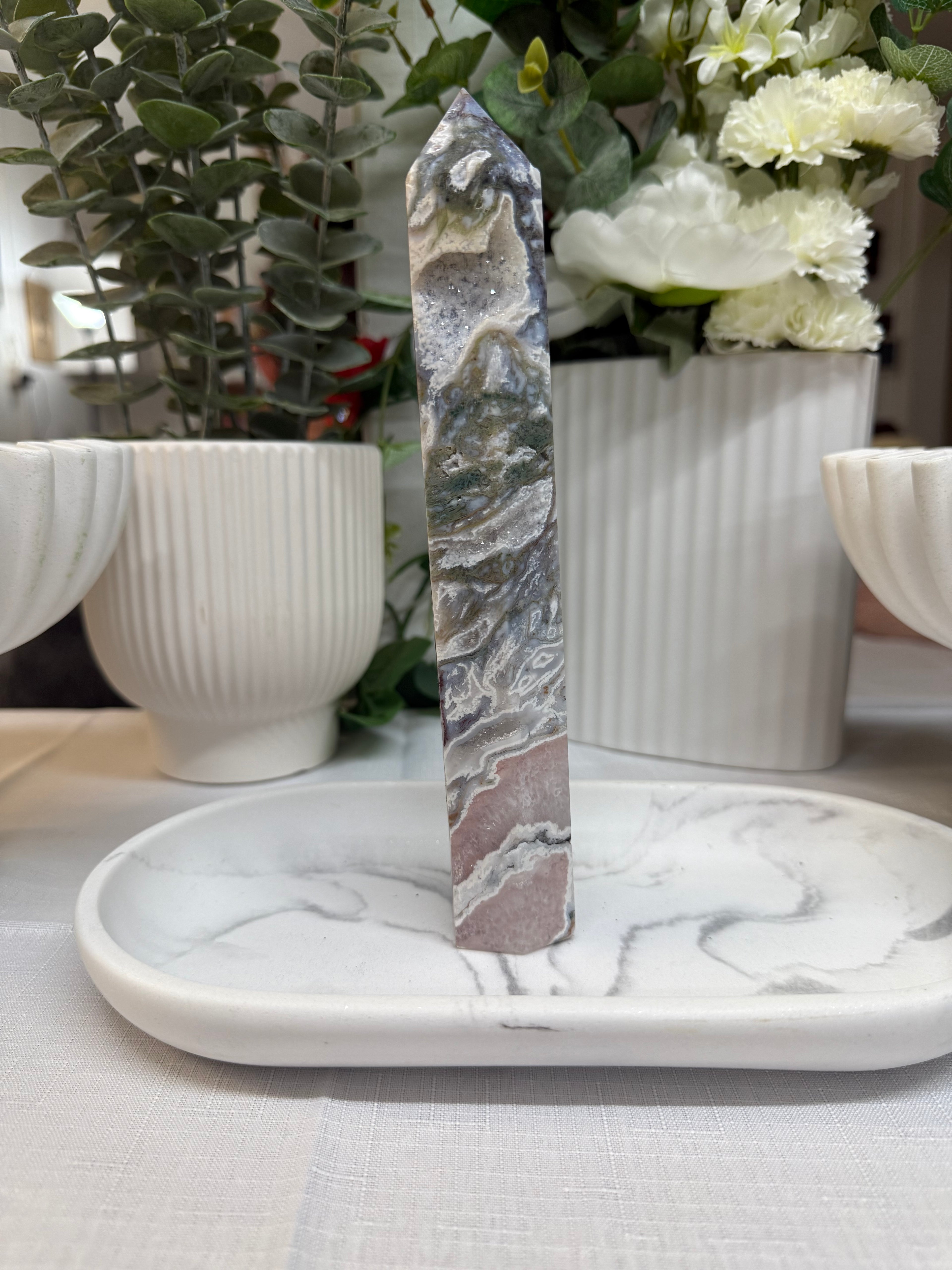 4 Moss Agate tower