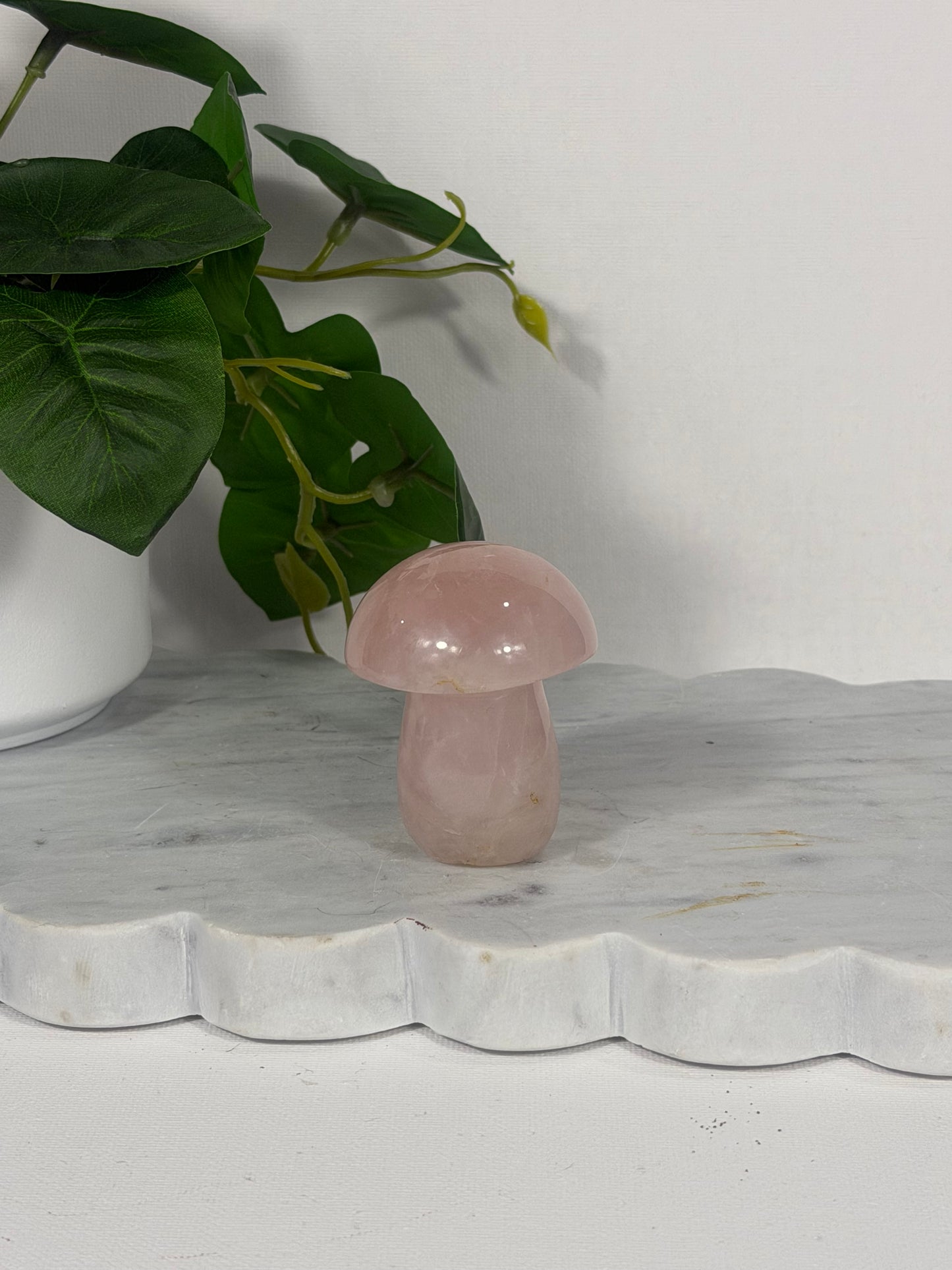 Rose Quartz Mushroom