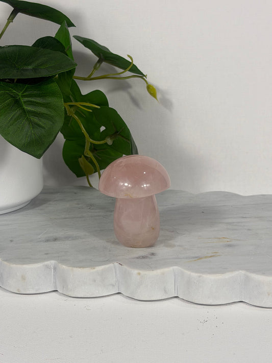 Rose Quartz Mushroom