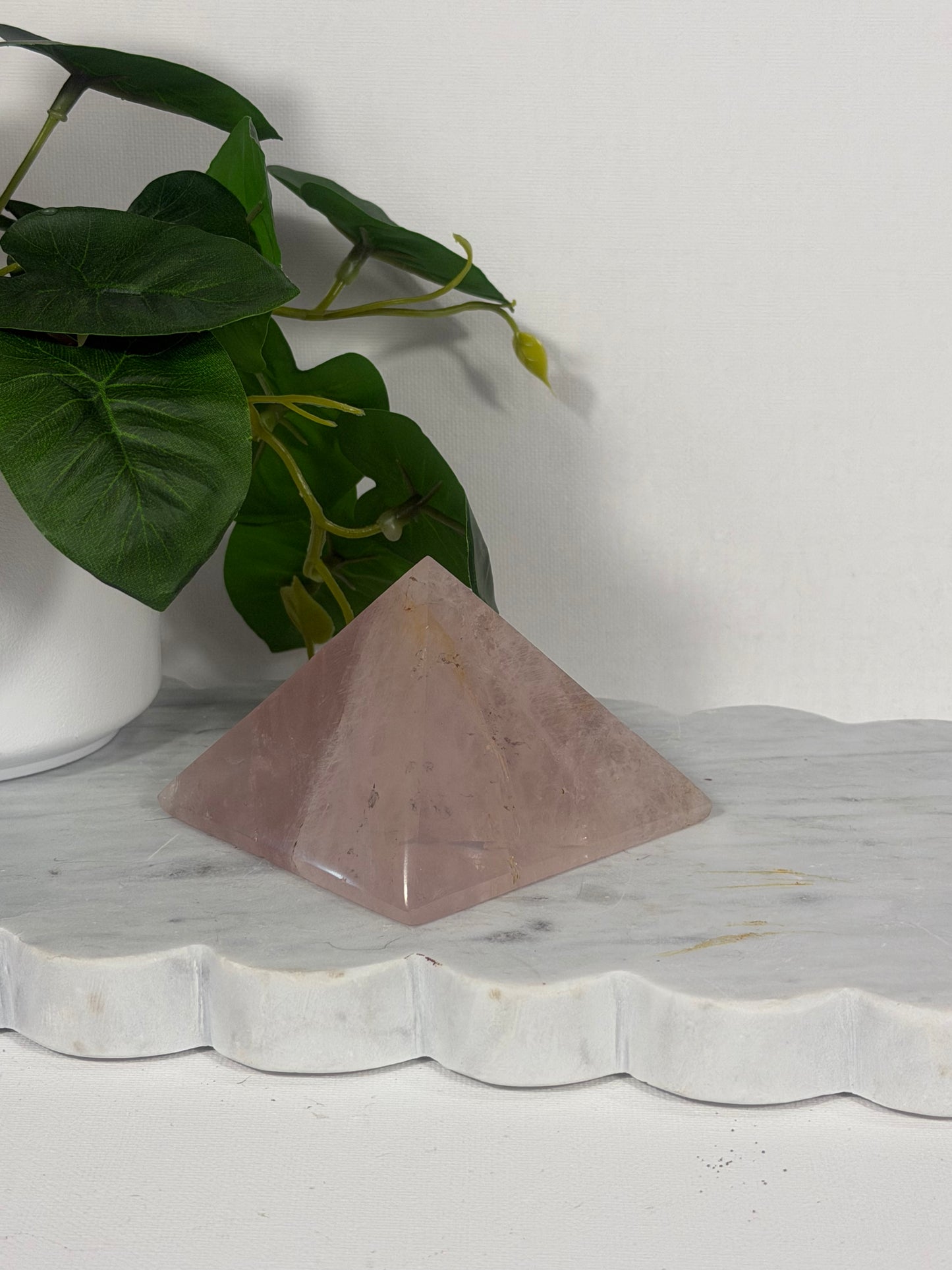 Rose Quartz Pyramid