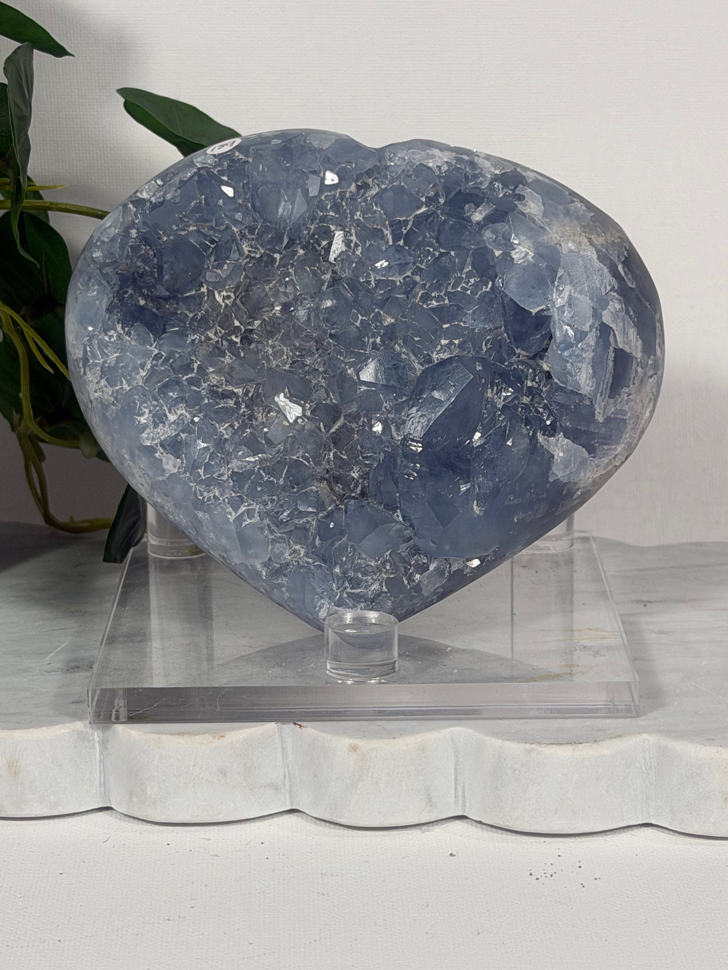 Celestite Geode Heart