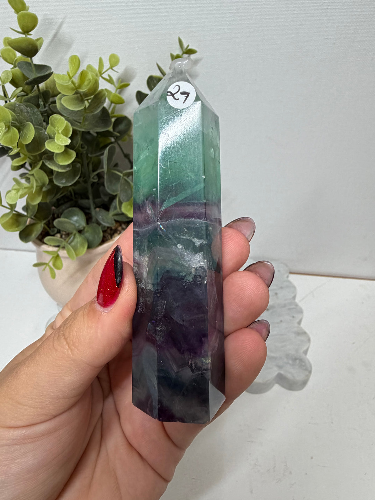 Rainbow Fluorite Tower