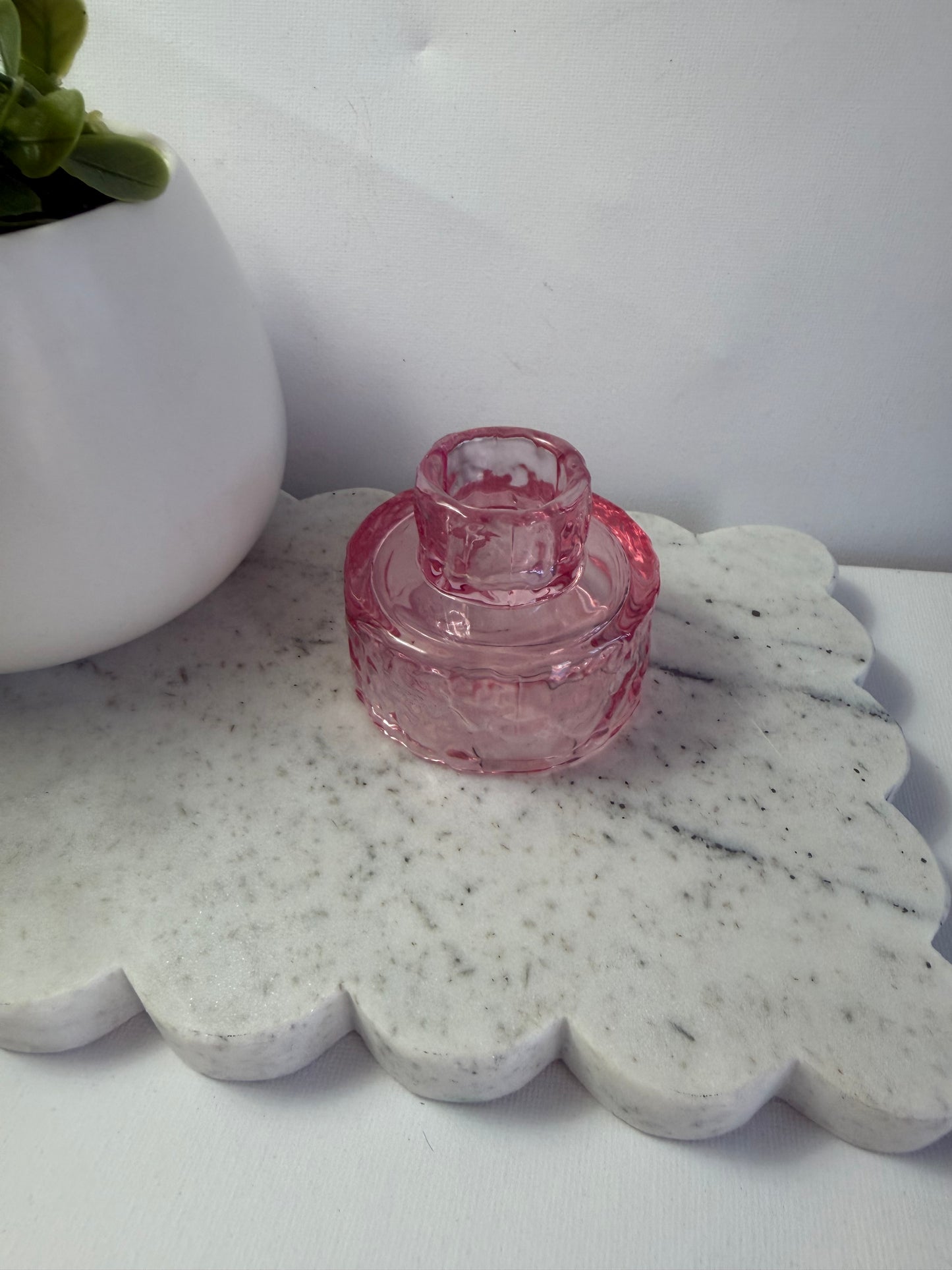 Glass Candle Sphere Stand