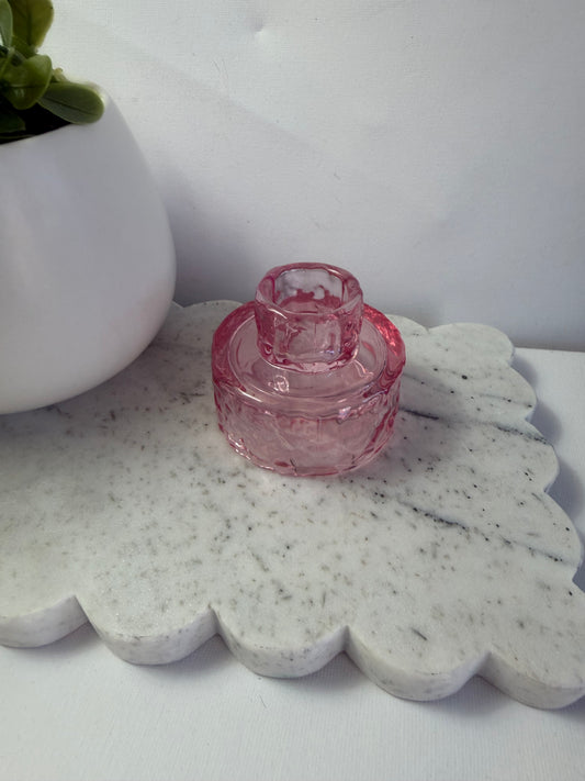 Glass Candle Sphere Stand