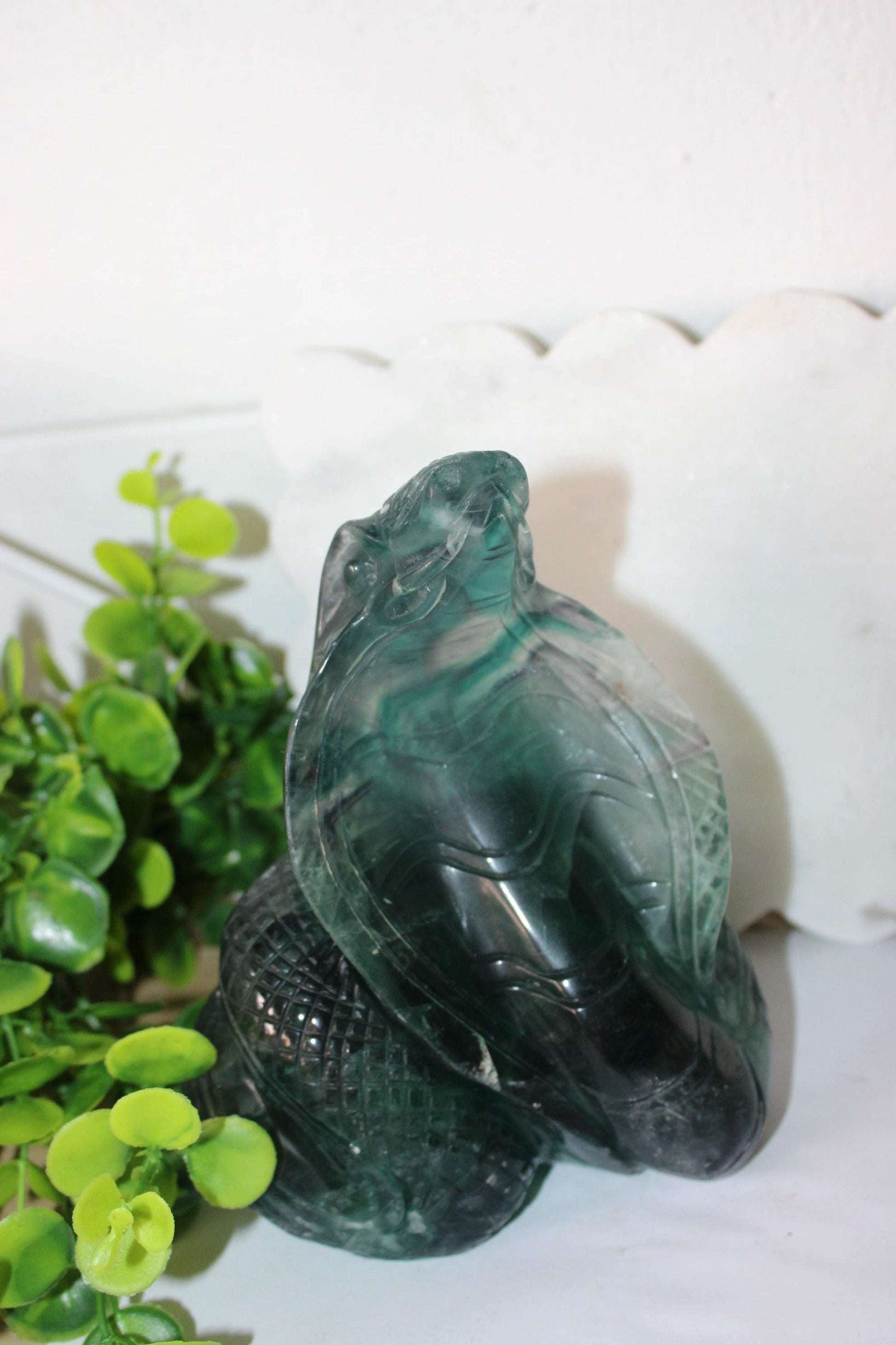 Fluorite Snake Statement by Heartstone Sanctuary