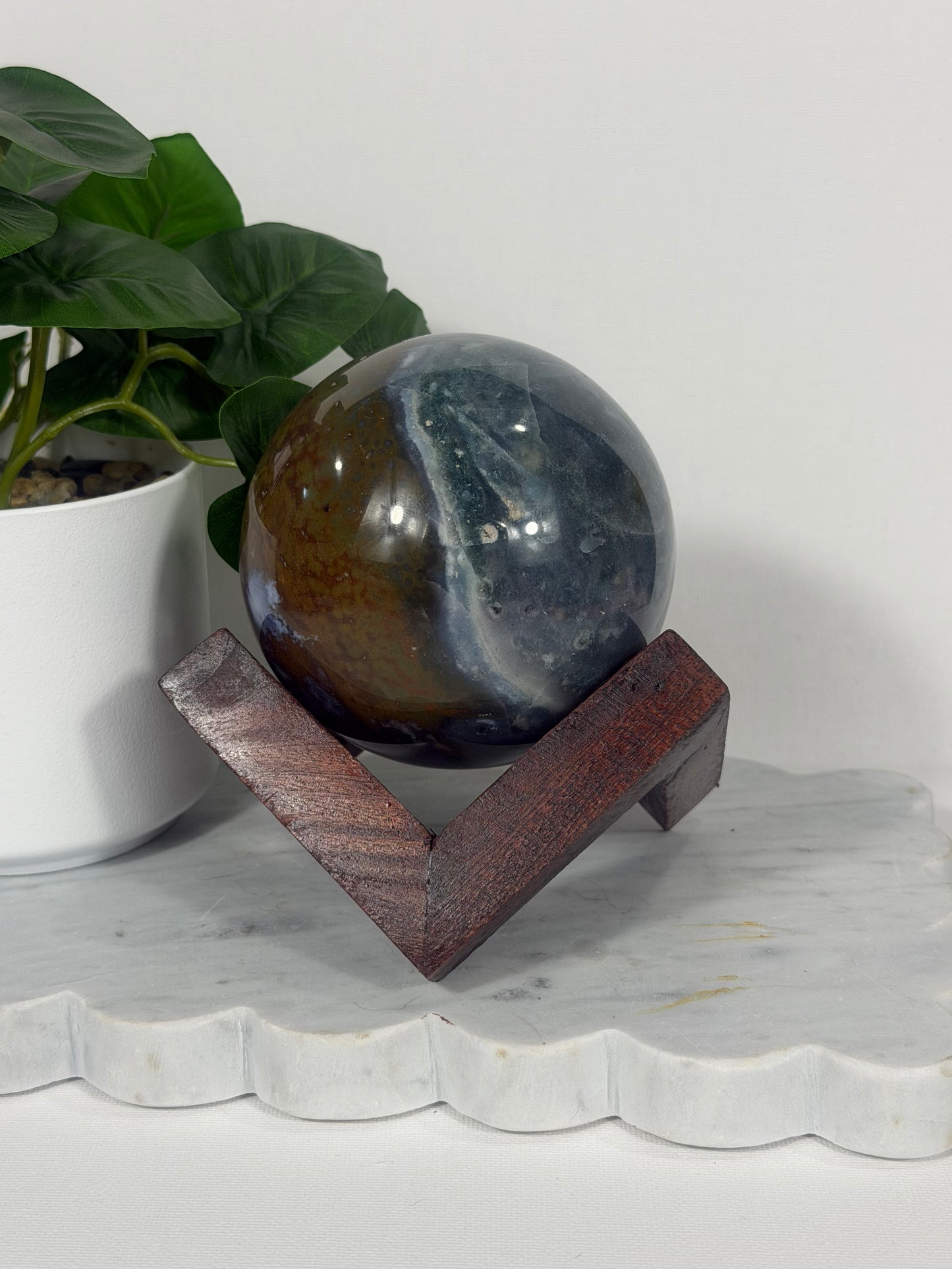 Ocean Jasper Sphere