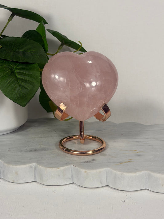 Rose Quartz Heart