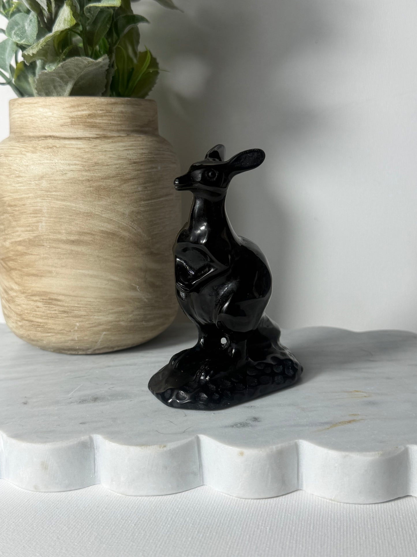 Black Obsidian Kangaroo