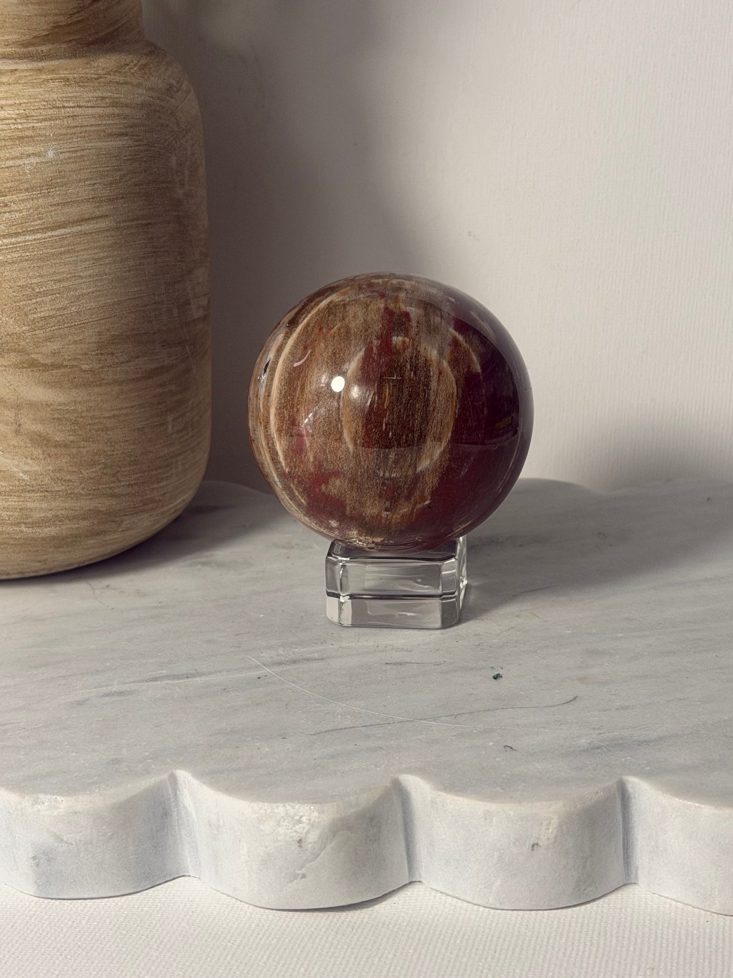 Petrified Wood Sphere