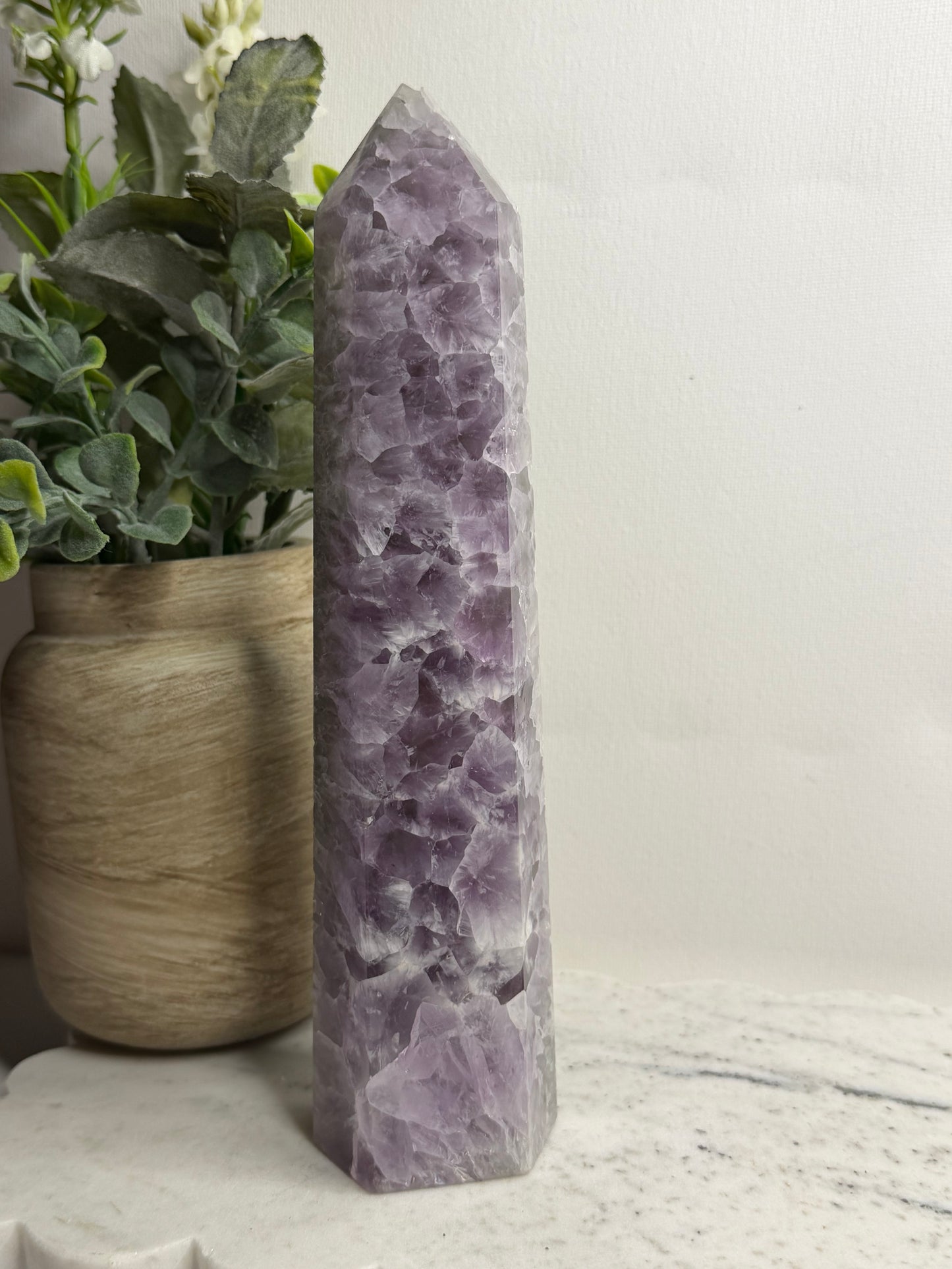 Imperfectly perfect Amethyst Smokey Tower