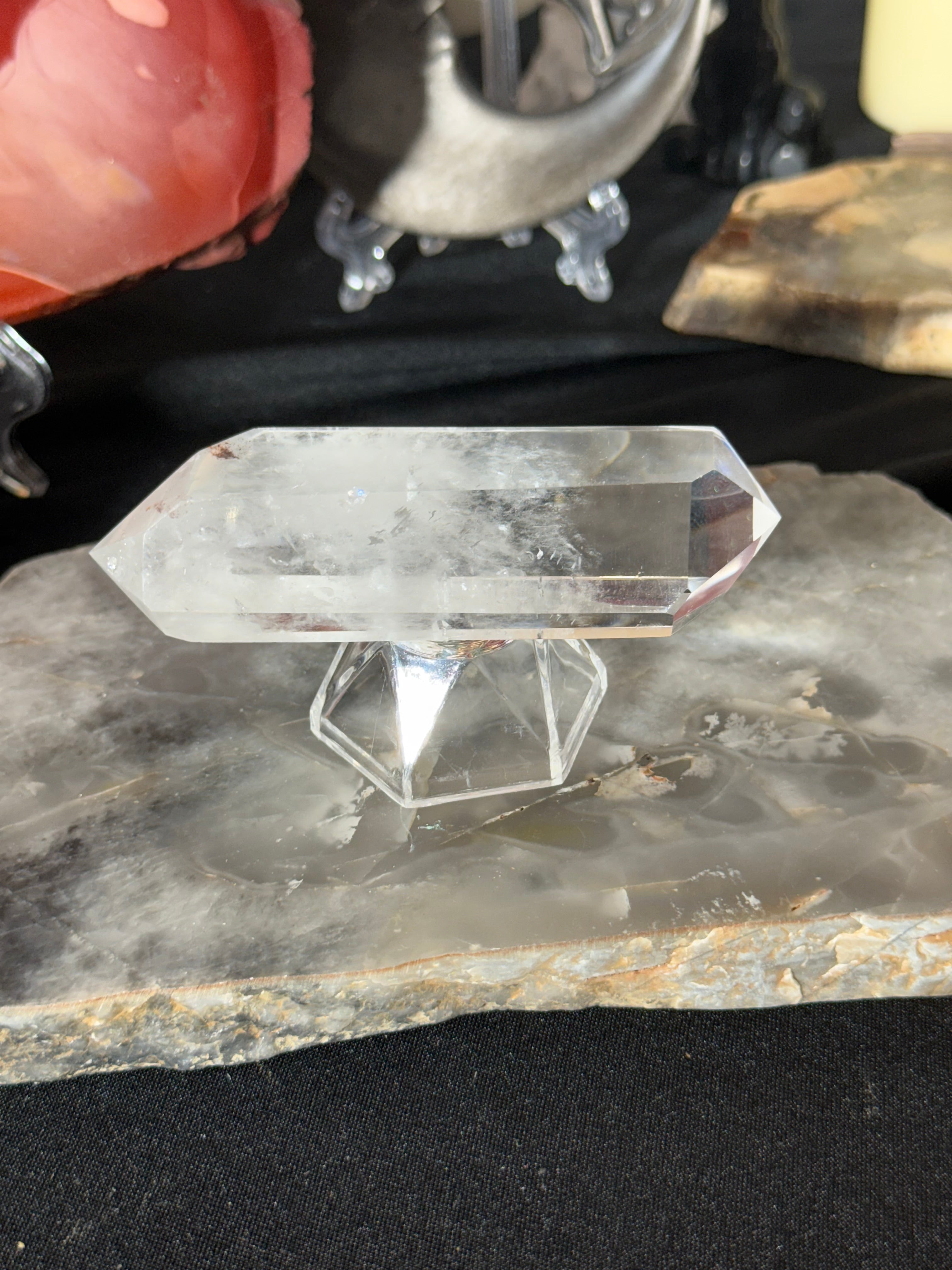Clear Quartz Double Terminator - 28A