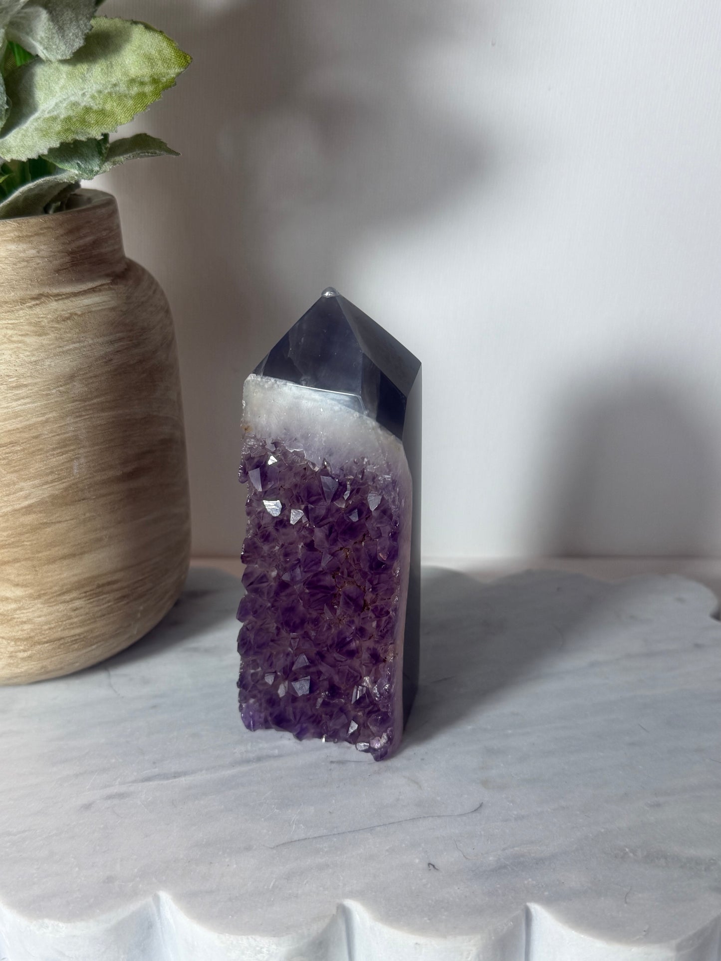 Amethyst Agate Geode Tower
