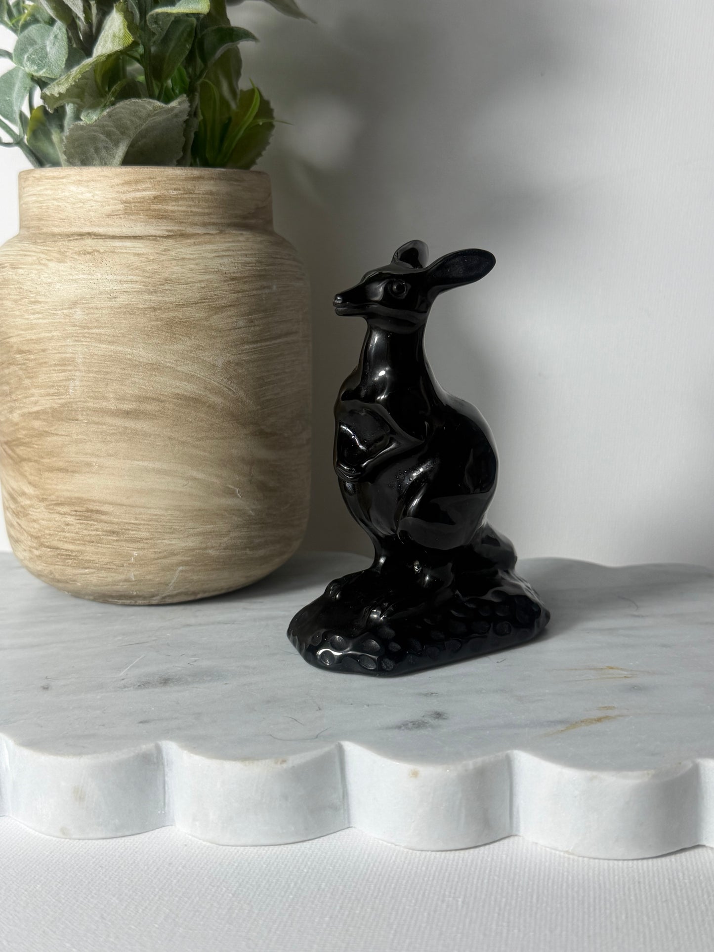 Black Obsidian Kangaroo