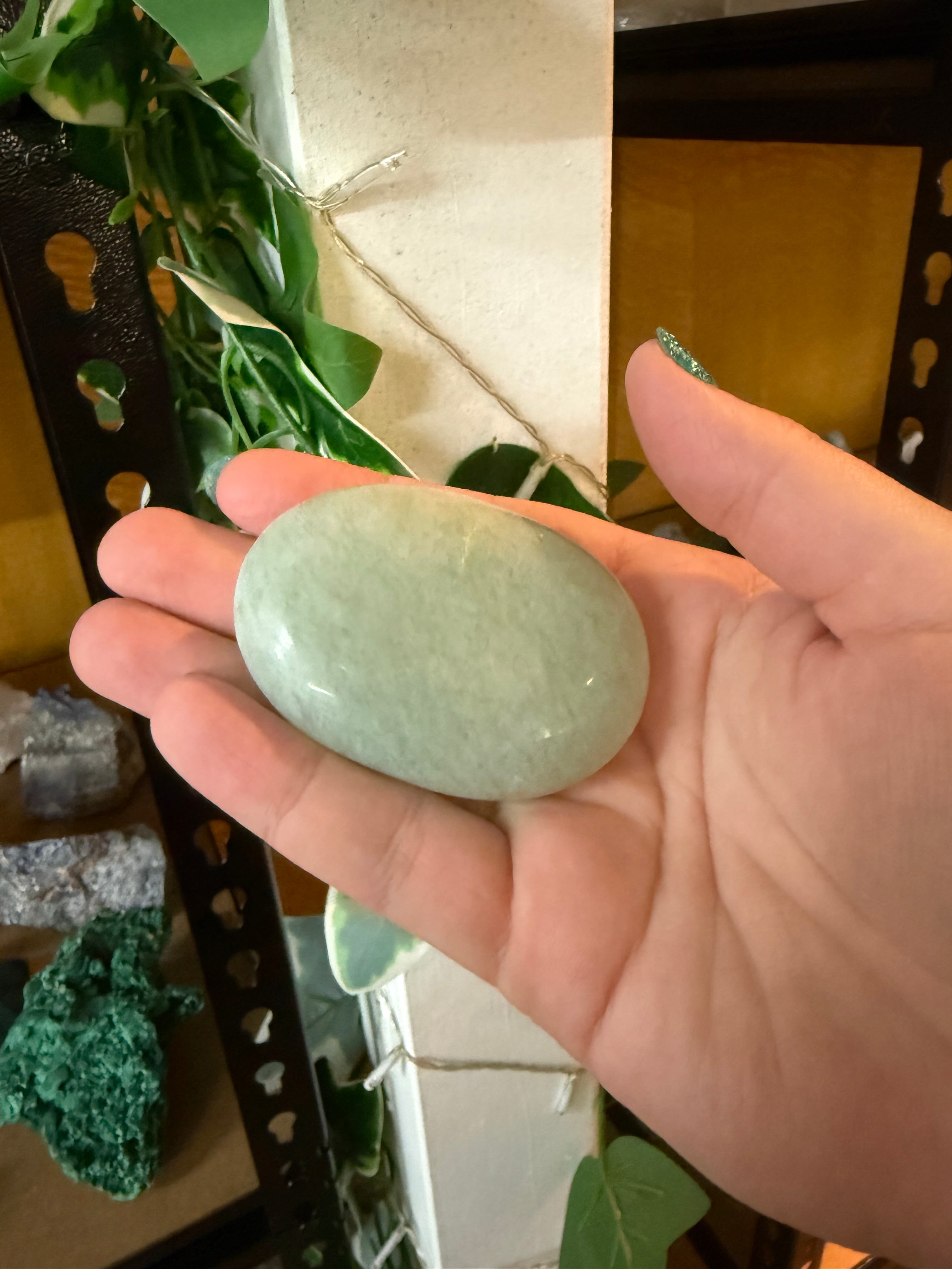 Aventurine Palm Stone