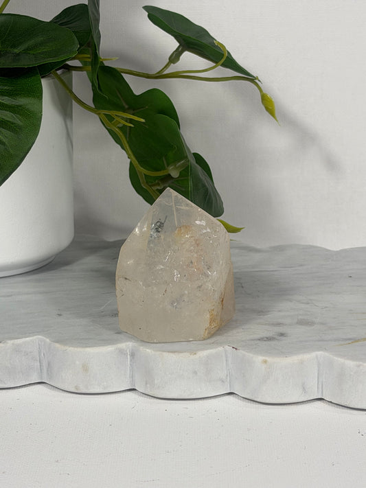 Clear Quartz Point half raw