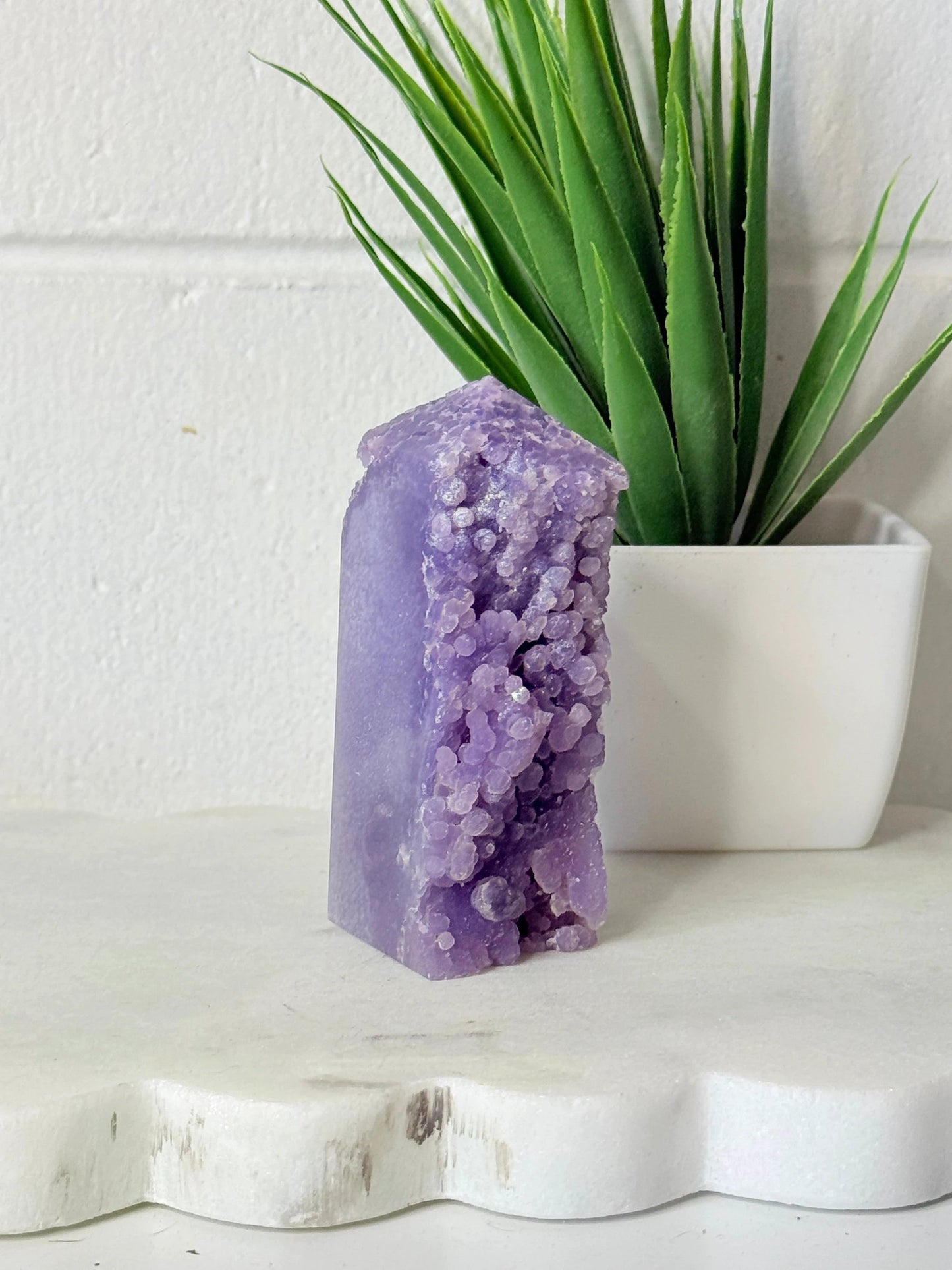 Grape Agate Tower - 171g by Heartstone Sanctuary