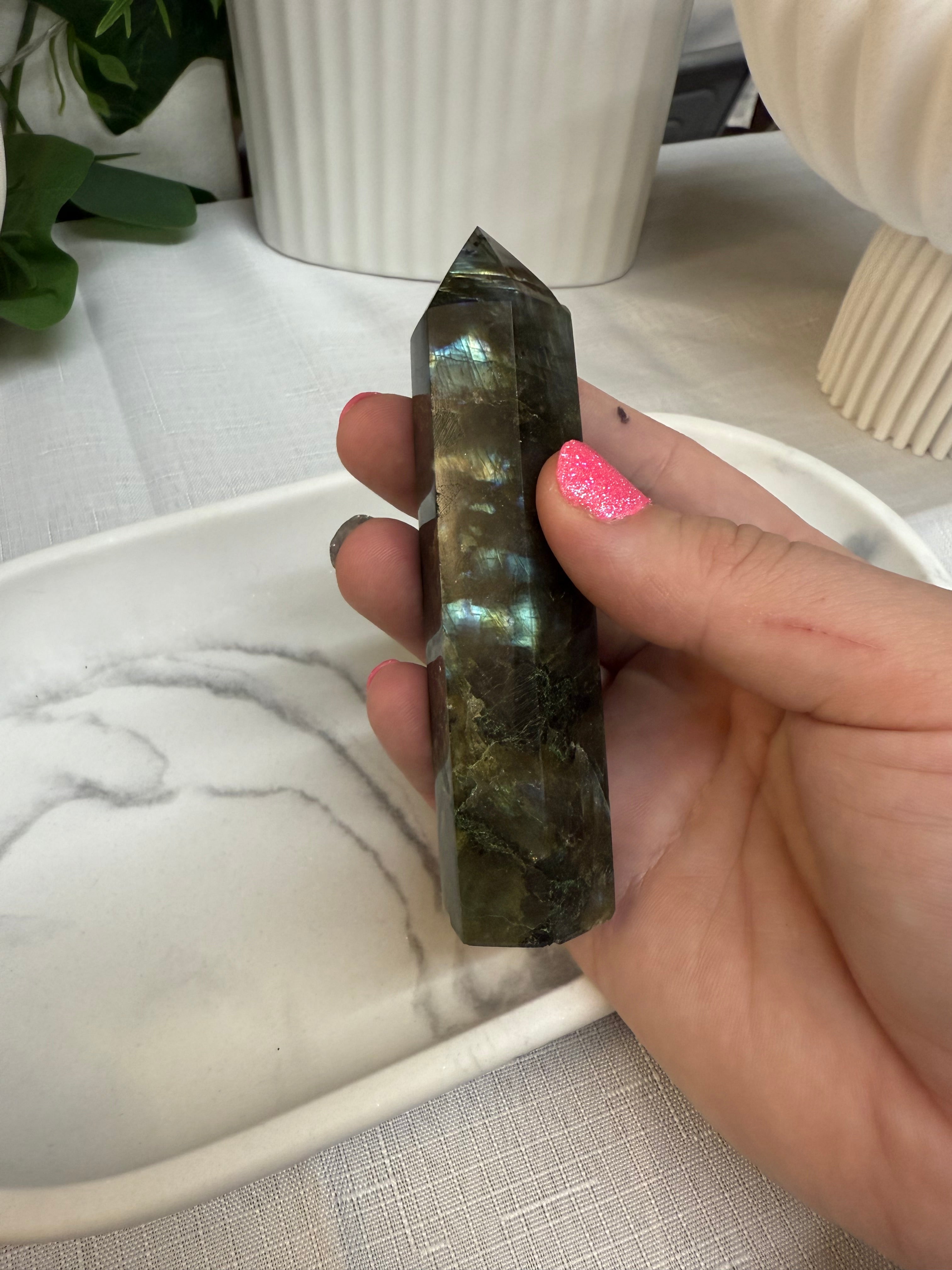 5 Labradorite Tower