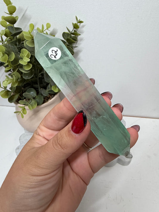 Green Fluorite Wand
