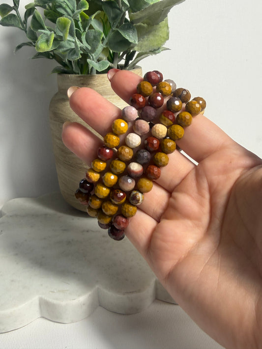 Mookaite Faceted Bracelet