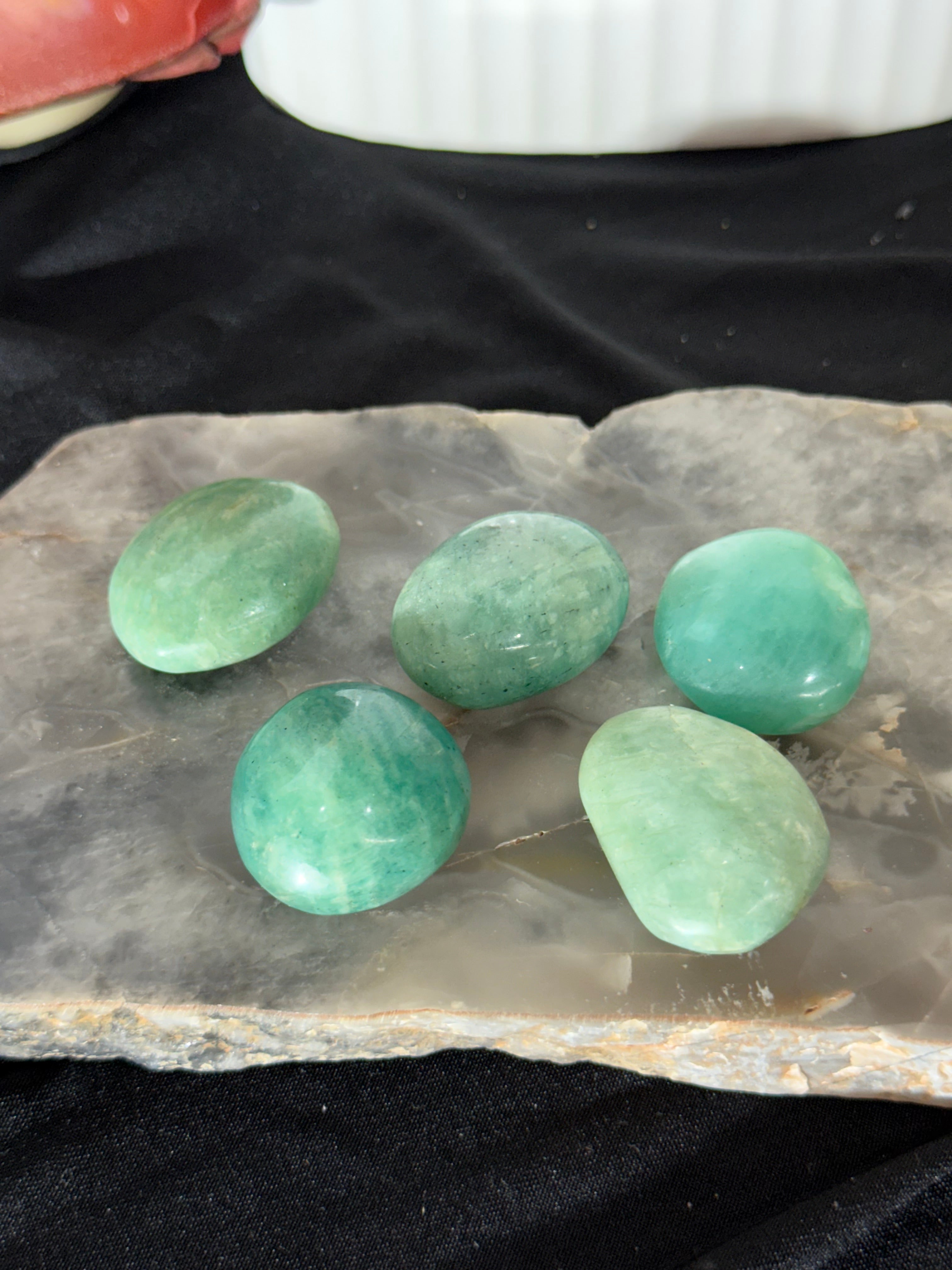 Amazonite Palm - intuitive selection