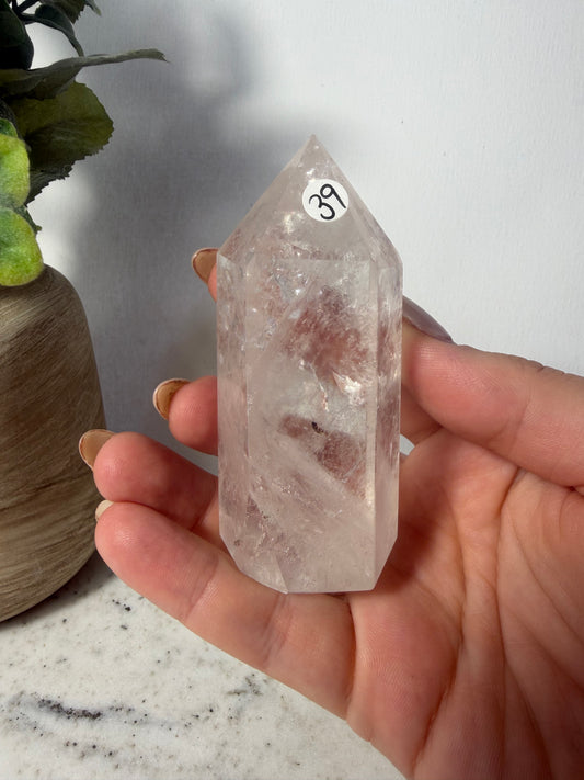 Clear Quartz Tower