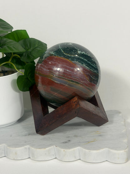 Ocean Jasper Sphere